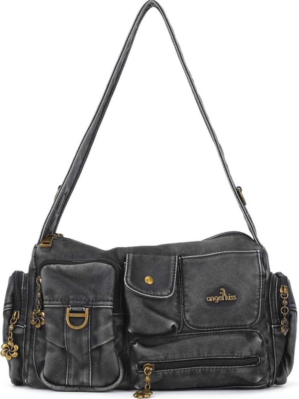 Vintage Hobo Bag for Women | Small Adjustable Crossbody Shoulder Purse